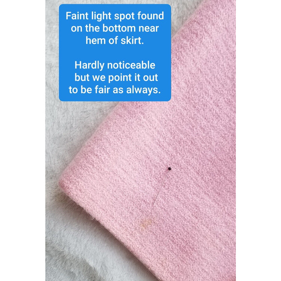 CHANEL vintage 1980's pretty-in-pink "beaded pearl bouclé" skirt fr-38 / us-6 - Picture 8 of 10